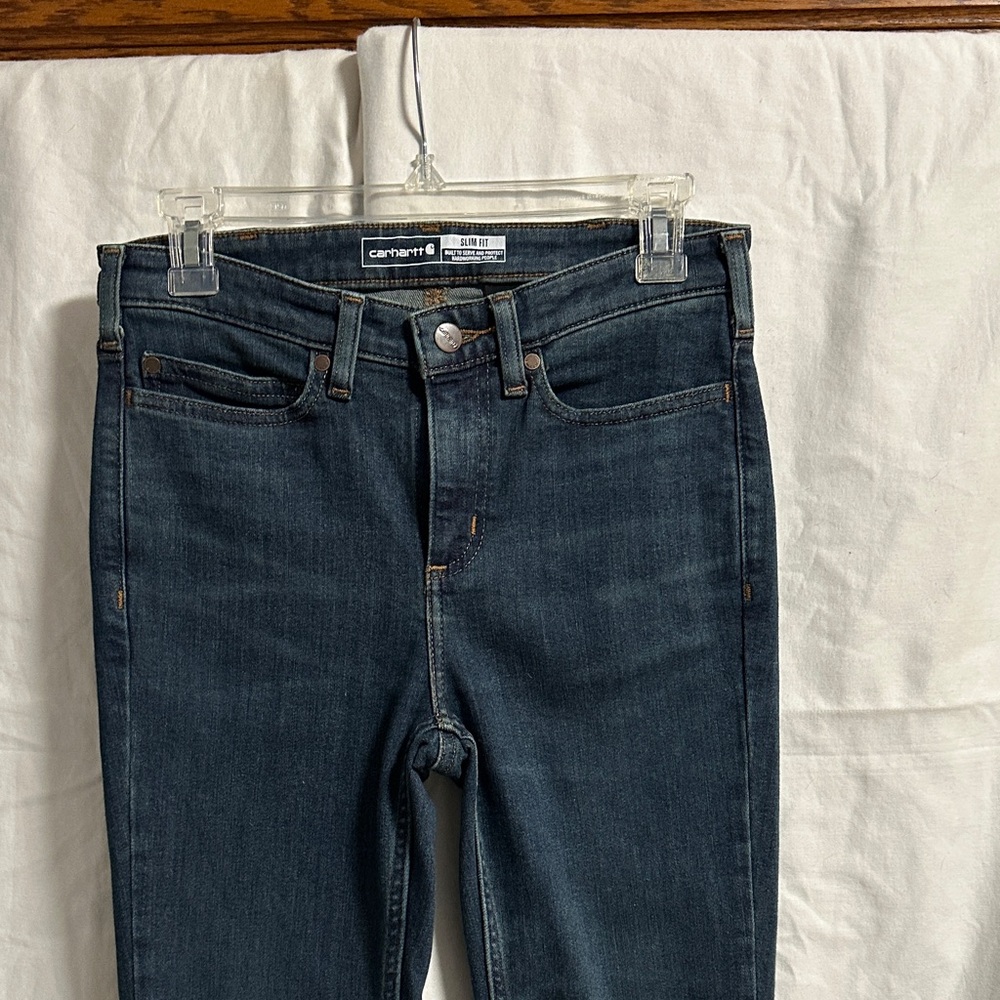 Carhartt Women's Deep Indigo Skinny Jeans